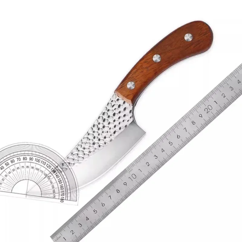 Mongolian wind with set curved knife, sharp boning knife, kitchen multi-functional kitchen knife, high hardness slaughter knife
