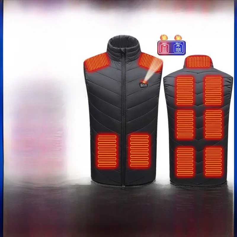 

Жилет с подогревом с постоянной температурой и двойным управлением, обогреватель, трансграничный, антихолодный, тепловизионный, Busin Gentleman Sl...