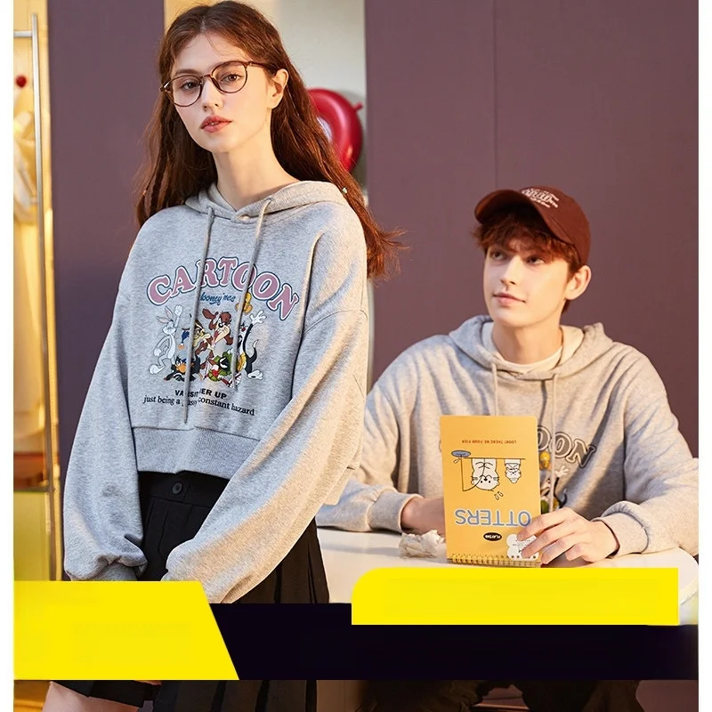 Tombola Joint Lion 2023, nueva sudadera con capucha para primavera y otoño, sudaderas para parejas, Top corto y bonito para h...