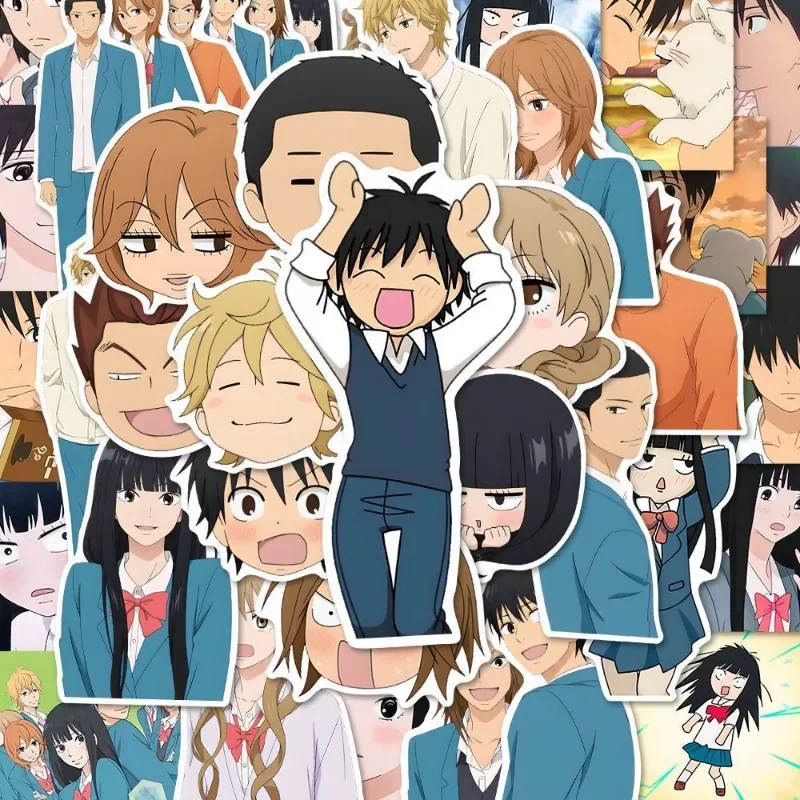 Kimi Ni Todoke Stickers Kuronuma Sawako Kazehaya Shouta Anime Sticker DIY Journal Decor Cute Student Stationery Supplies Gift