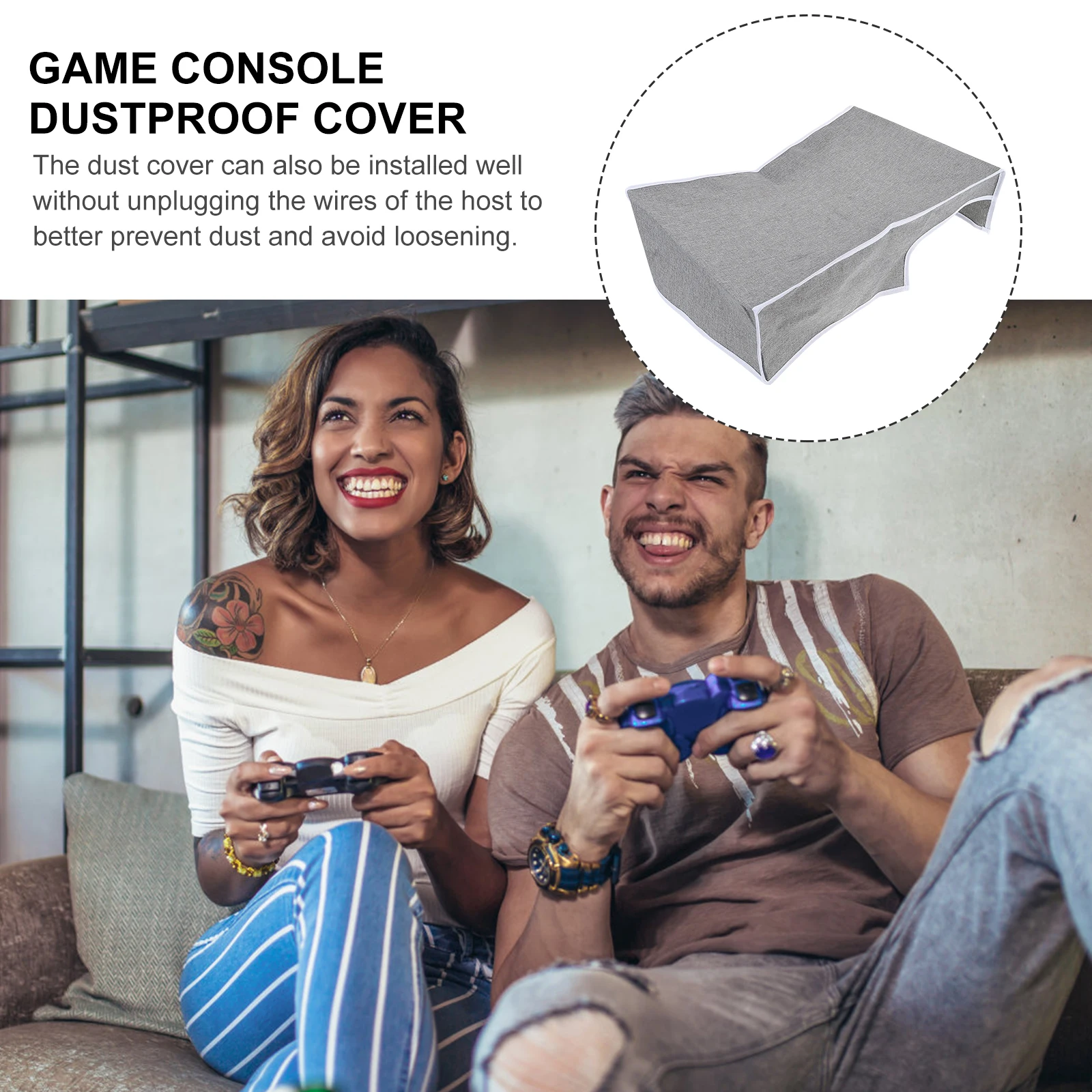 Console poeira dobrável protetora para controlador capa à prova de poeira oxford pano durável fácil limpo jogo acessório capa jogo