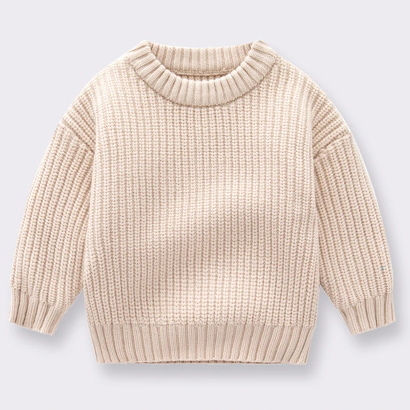 Pull en tricot doux à manches longues pour bébés garçons et filles, vêtements pour tout-petits, tricots pour nouveau-nés, pull pour bébé, printemps, 0-6 ans, 2023, nouveau