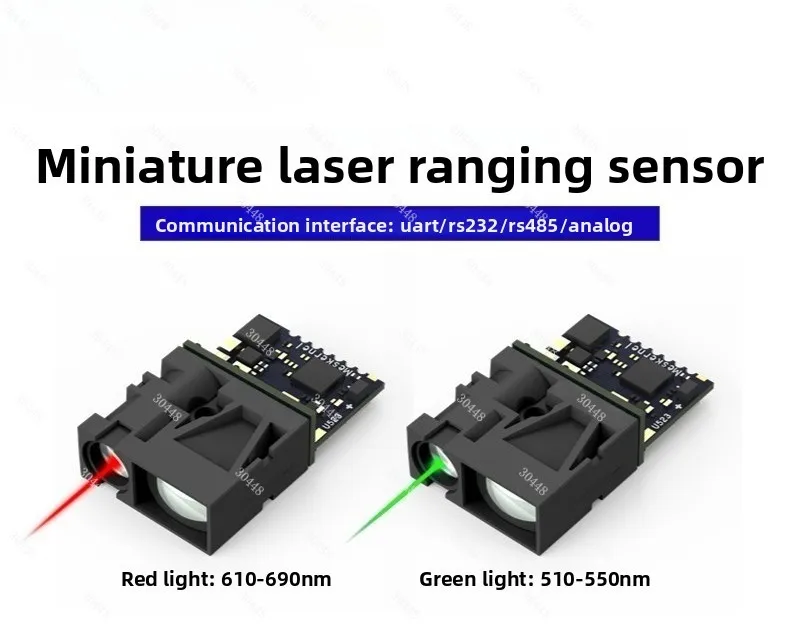 Industrial Grade Laser Ranging Module High Precision mm Level Ranging Sensor TOF Electronic Module Serial Communication