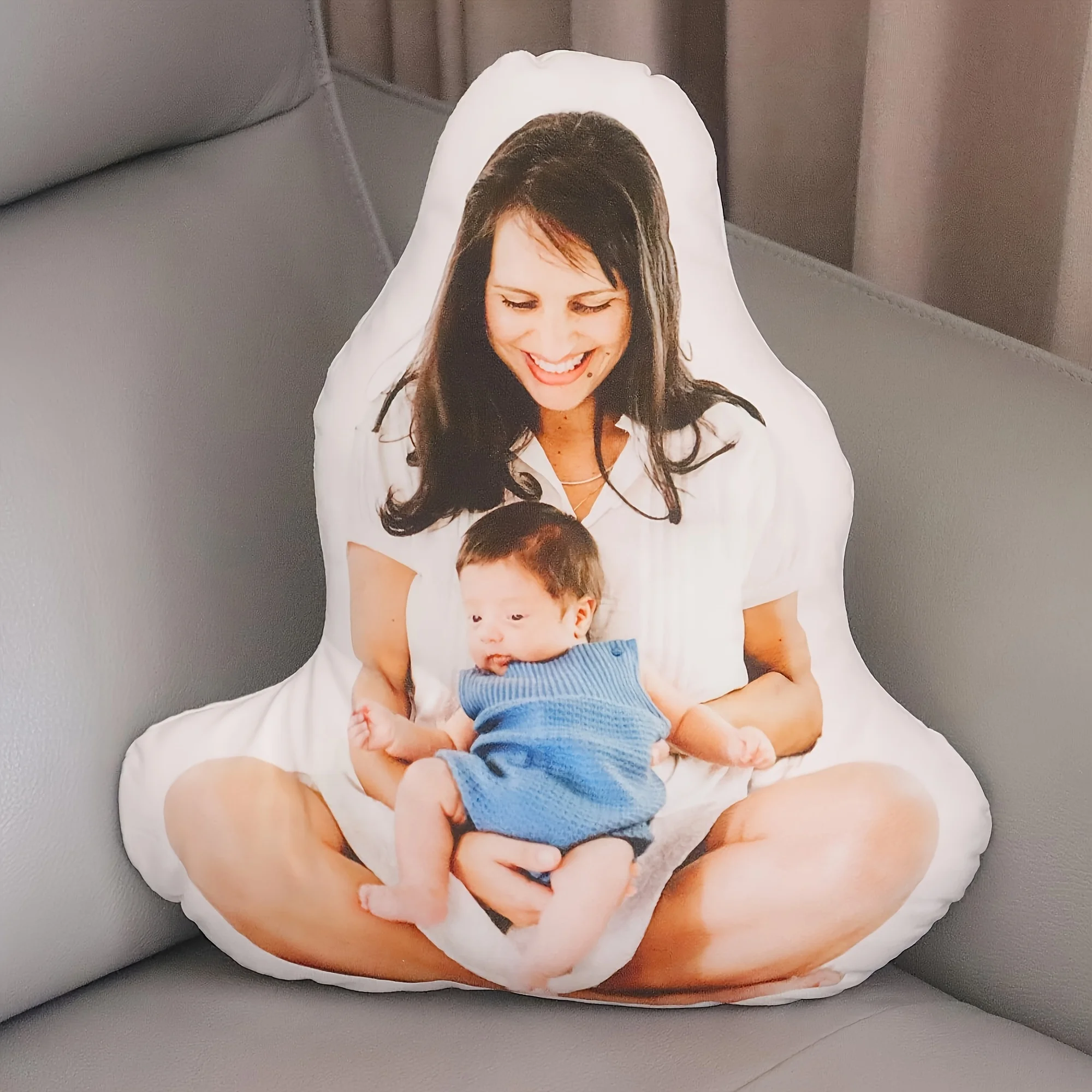 Custom Photo Shaped Pillow Double Sided Print Personalized Pet Human Picture Cushion DIY Irregular Throw Pillow Home Decor Gift