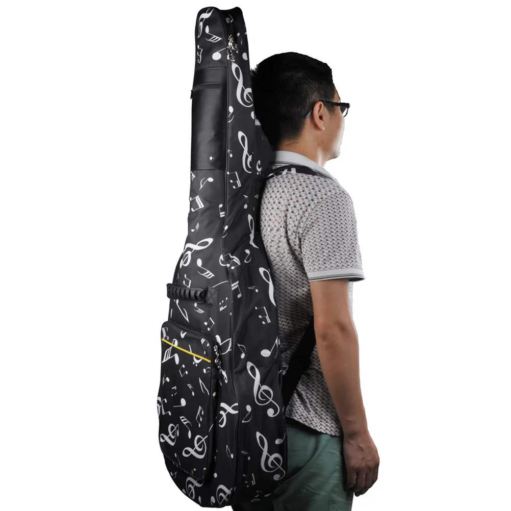 

Stylish Cotton Guitar Backpack Thickened Oxford Cloth Durable Lightweight Waterproof Breathable Shoulder Bag For Men Women