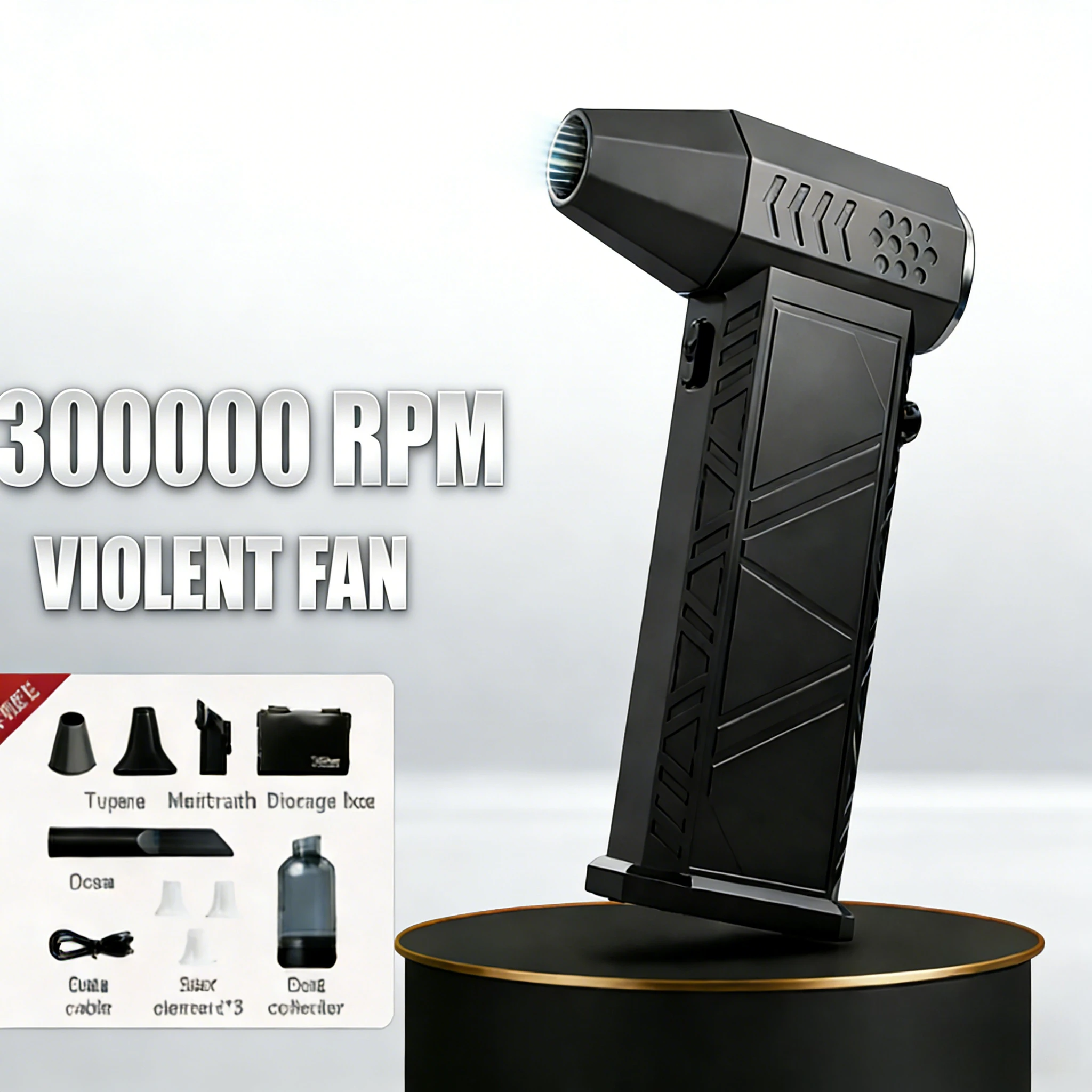 

X9 Wireless 2-in-1 Air Duster & Vacuum | 300000RPM Violent Turbo Jet Portable Dust Blaster