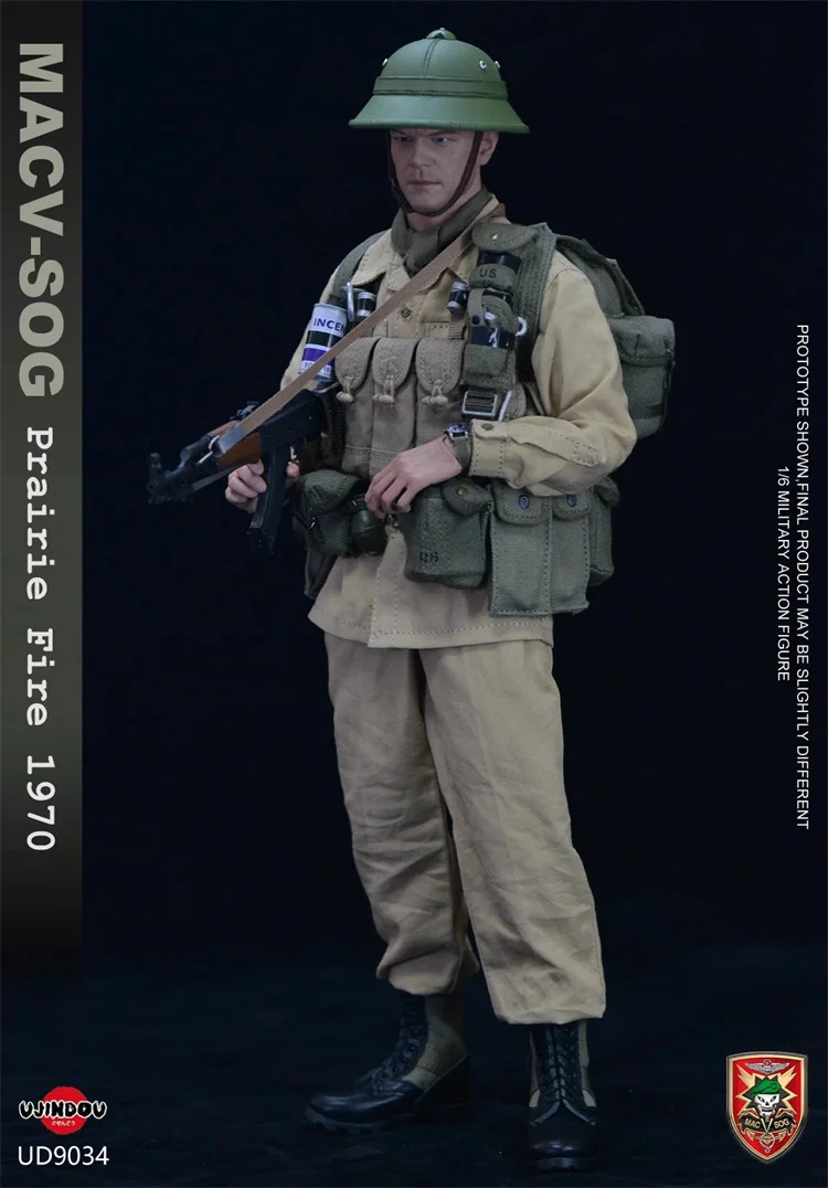 UJINDOU UD9034 escala 1/6 soldado masculino americano pradera fuego operación conjunto completo modelo 12 pulgadas colección de figuras de acción regalos