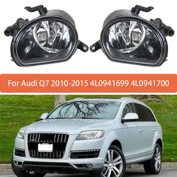 Pair Left&Right Fog Lamp Assembly For Audi Q7 2010 2011 2012 2013 2014 2015 Front Bumper Anti Fog Light 4L0941699 4L0941700