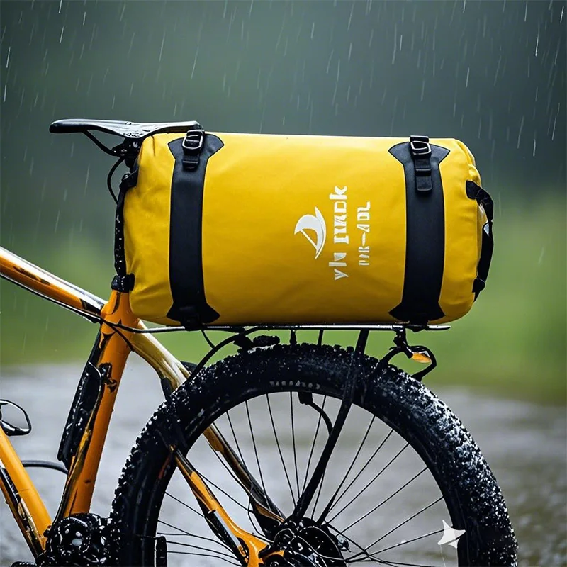 

Полностью водонепроницаемая сумка для багажника велосипеда 40 л/80 л, сумка для горного дорожного велосипеда, дорожная сумка для велосипеда HY, большая вместительная спортивная сумка на открытом воздухе