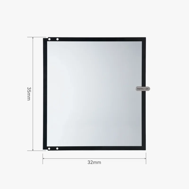 Bambu Lab 3D Printer Front Glass Door [X1/P1 Series Universal]