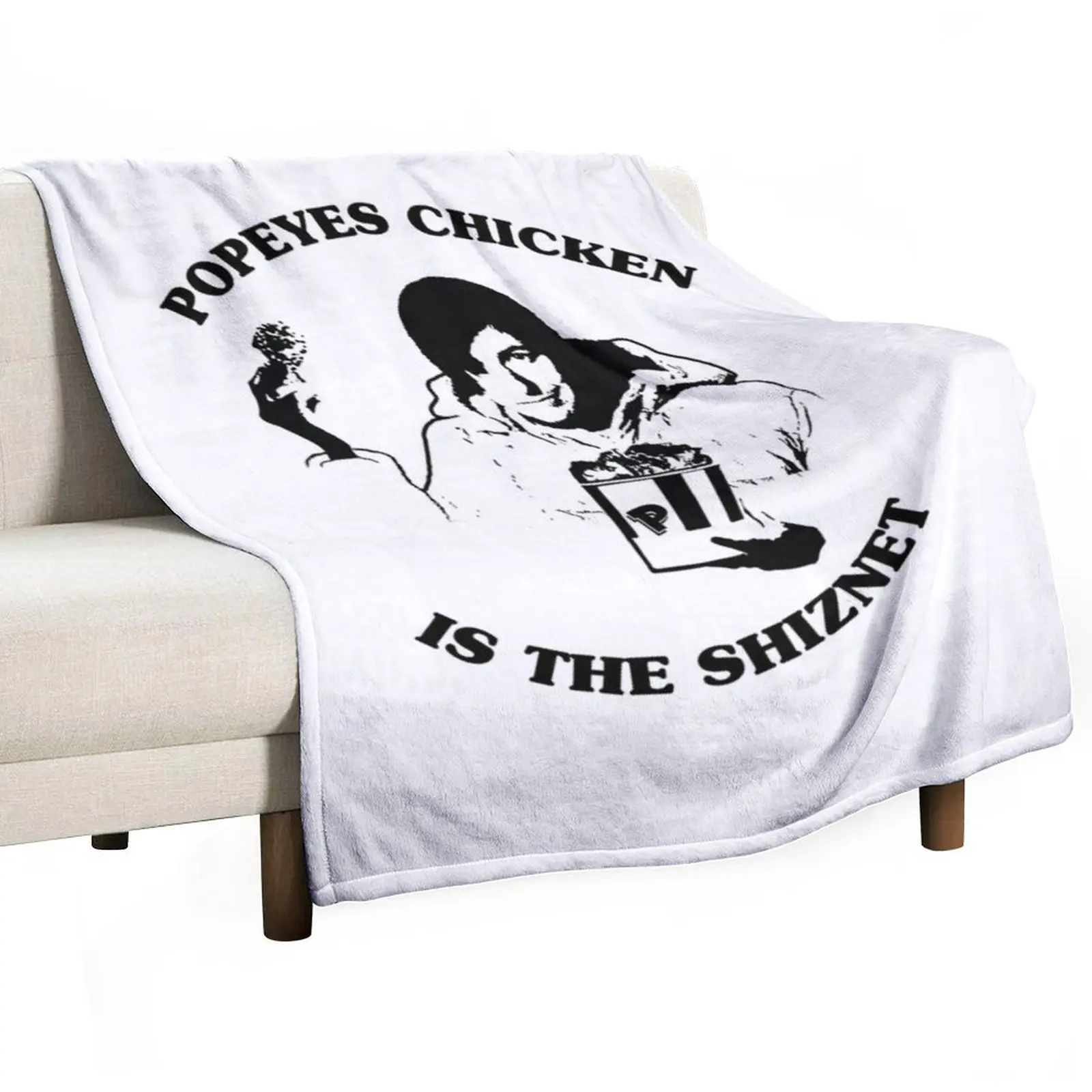 Little Nicky - POPEYES CHICKEN - Adam Sandler (English) Classic T-Shirt Throw Blanket anime Soft Beds for babies Blankets