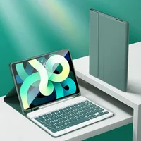 Para iPad A16 11. a generación 2025 Funda de 11 pulgadas con teclado, teclado inalámbrico desmontable + Funda para tableta iPad 10.a generación 10,9 Funda