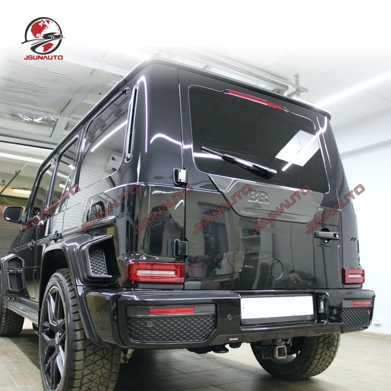 Decorate G800 G900 B Style Dry Carbon Spare Tyre Cover Conversion Kit For G Class G63 G500 G350 Rear Door Tire Cover Plate