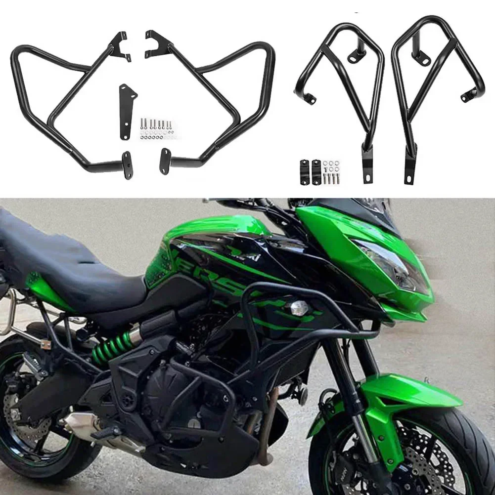 

For Kawasaki Versys 650 2015-2021 2015 2016 2017 2018 2019 2020 2021 Motorcycle Highway Engine Engine Guard Crash Bar