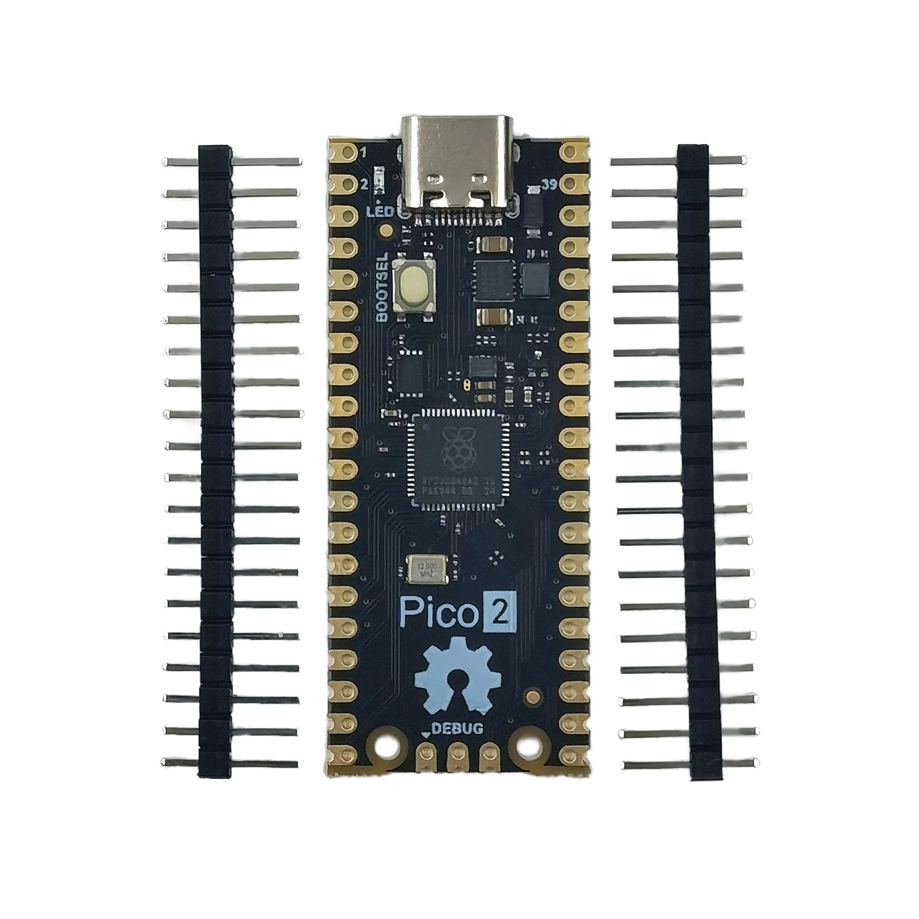 لوحة تطوير Raspberry Pi Pico2 RP2350 متحكم صغير Raspberry Pi Pico2 RP2040Typec