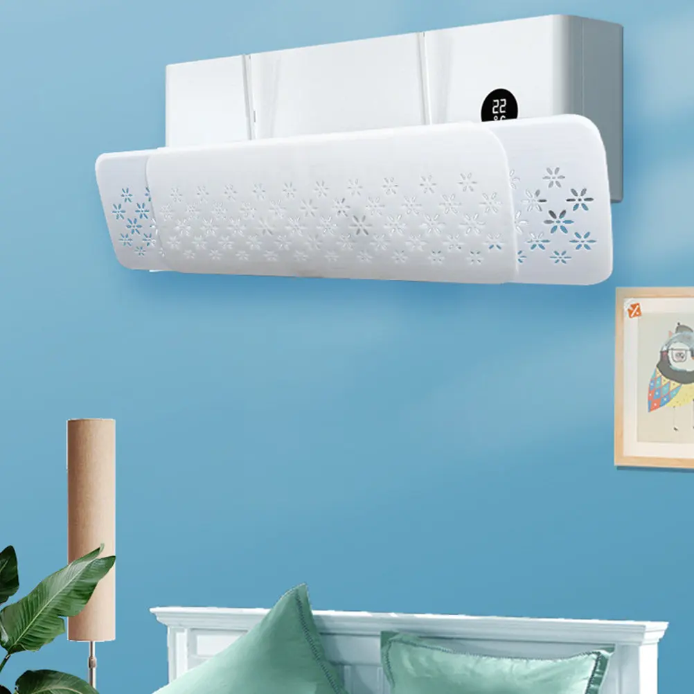 

Выдвижной регулируемый дефлектор для кондиционера, телескопический ветрозащитный экран для выходного отверстия домашнего кондиционера, практичное использование