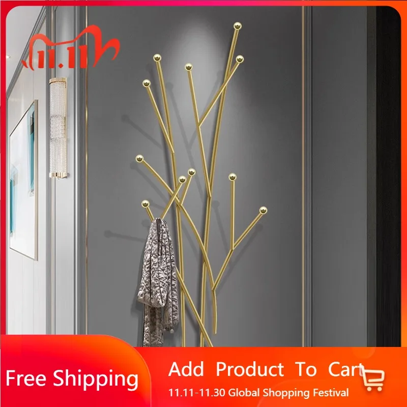 

Organizer Wall Coat Racks Garment Rail Bedroom Metal Display Corner Shelf Coat Racks Portable Modern Perchero Salon Furniture