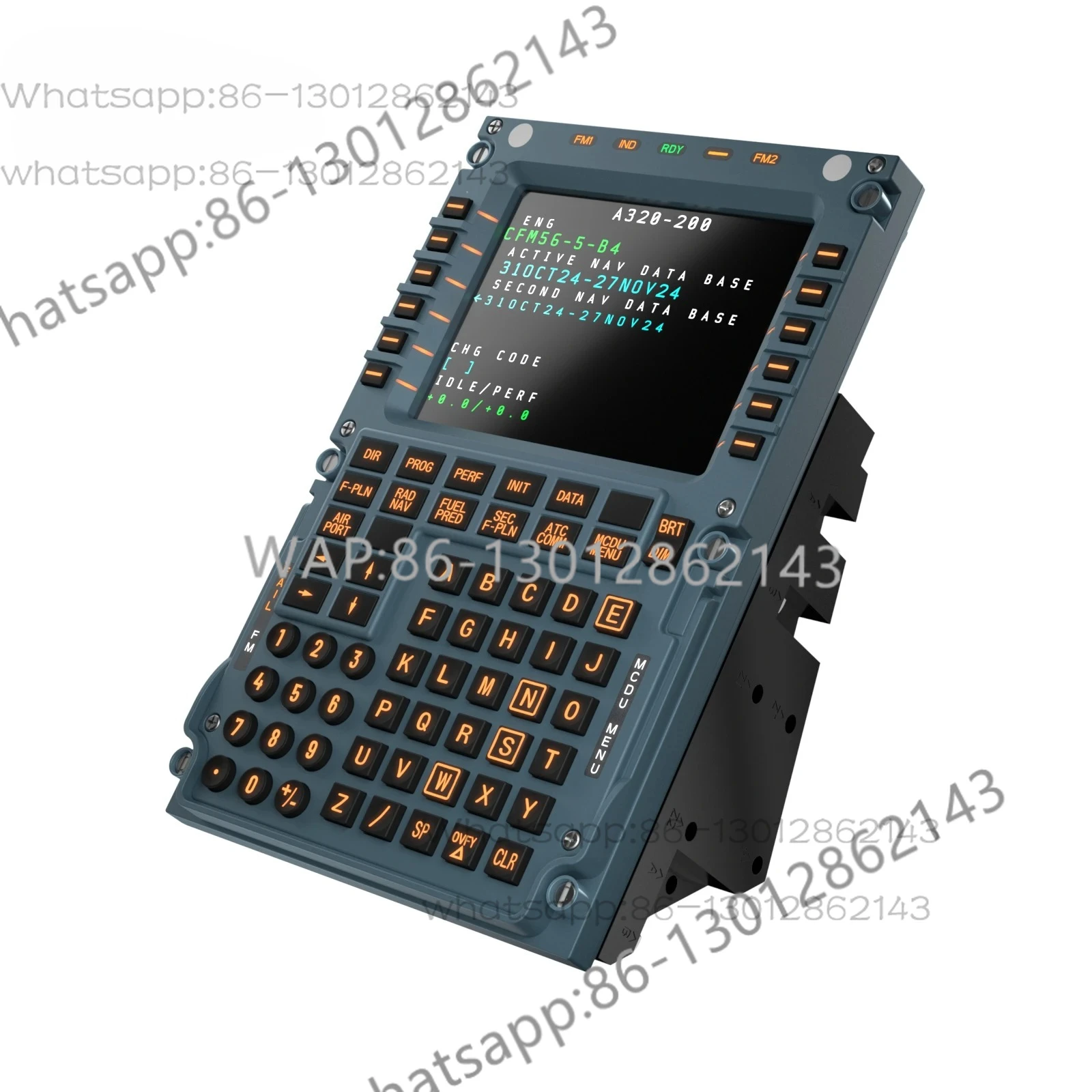 2026   NEW   MCDU Toliss Fenix Civil Aviation Control Panel A3XX | For X-Plane MSFS