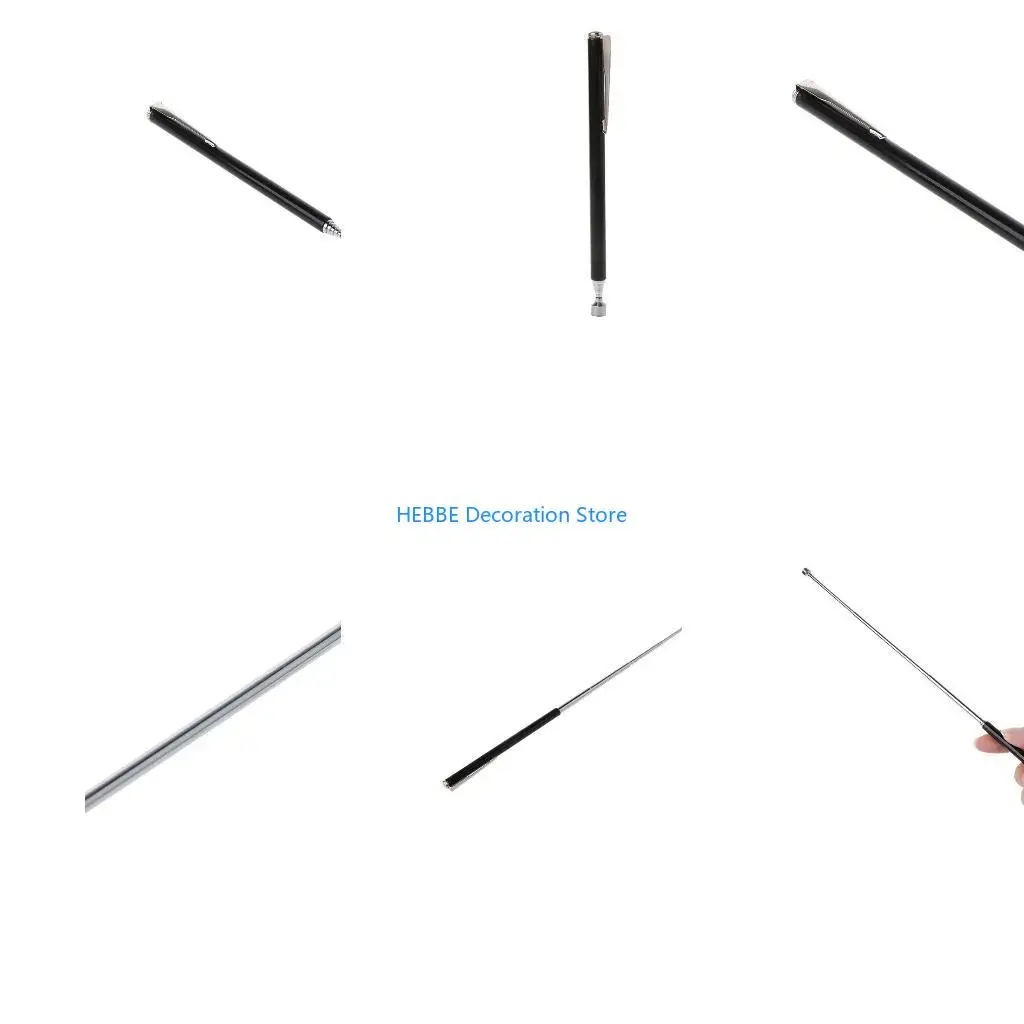 B0KC Mini Portable Telescopic Magnet Pen Extendable Pick Up Rod Handhe