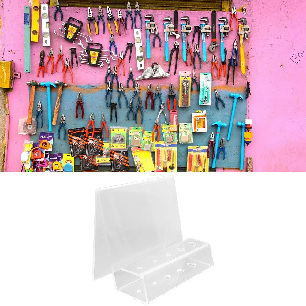 

Space Saving Design Acrylic Pliers Holder Display Rack Modern Jewelry Tool Organizer Transparent Holder Stand