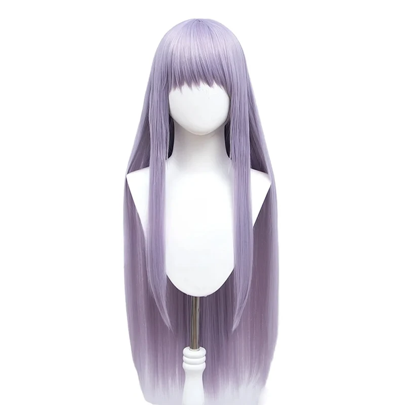 

Kou You Xi Na cosplay wig purple gray mixed color long straight hair Synthetic fiber wig
