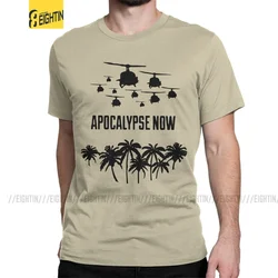 Apocalypse Now T-Shirts for Men Cotton T Shirt Vietnam War Kilgore Helicopter Movie Marlon Brando Short Sleeve Tees Graphic Tops