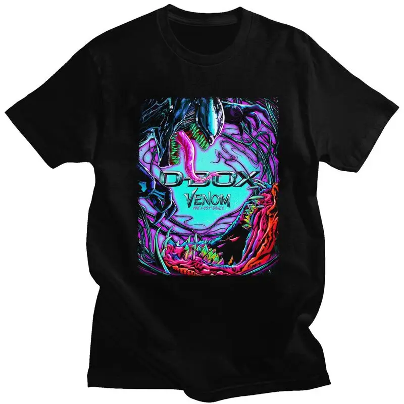 

Футболка на заказ Aesthetic Venom The Last Dance, мужская футболка из 100% хлопка, футболки с короткими рукавами, облегающая одежда, подарок