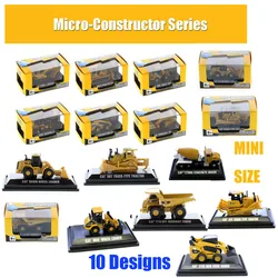 CAT MINI Size 1 150 Scale Micro Constructor Excavator Loader Tractor 10pcs/set CASE Diecast Vehicles For collection gift