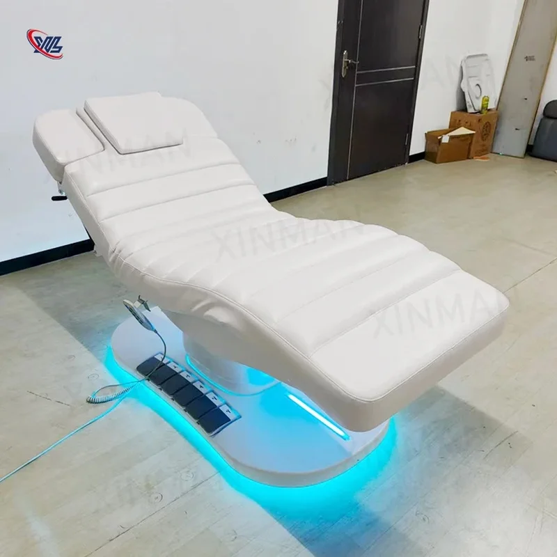 Luxury Custom 4 Motors Facial Medical Aesthetic Bed Electric Beauty Salon Cosmetic Bed Massage Table for Eyelash Treatment