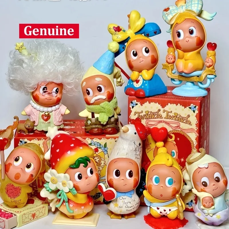 

POPMART Серия Twinkle Twinkle Crush On You: Слепая коробка-сюрприз, настольное украшение, коллекционная фигурка, милая модель, подарок