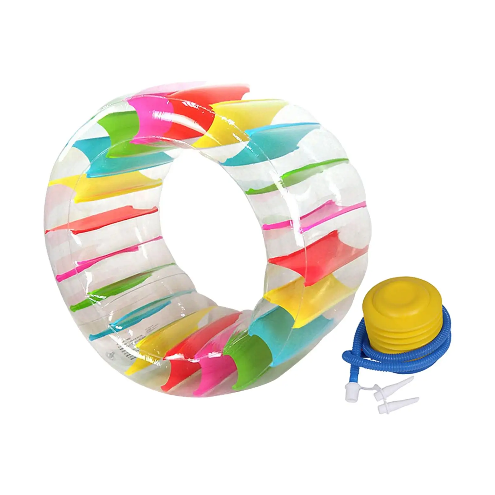 Inflatable Water Roller PVC Family Float Giant Pool Wheel Water Game Equipment for Beach Lawn Party