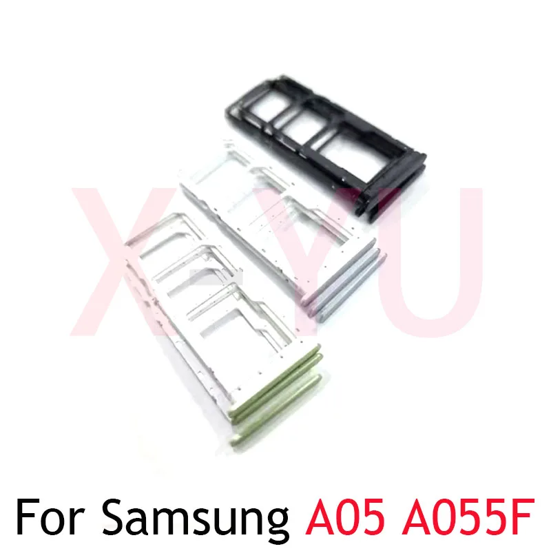 Adaptador de soporte de bandeja de ranura para tarjeta SIM, toma de lector Dual individual, Samsung Galaxy A05, A05S, A055F, A057F, 10 Uds.