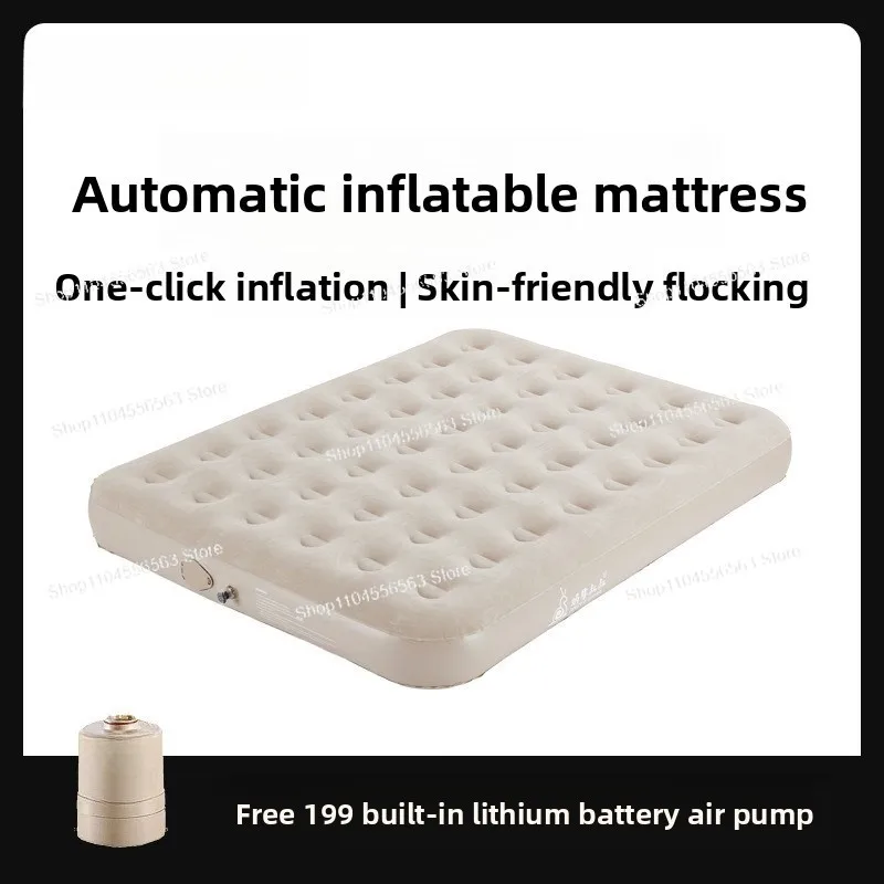 Portable Inflatable Mattress for Camping, Tent, Escort & Nap, Air Bed for Overnight Use