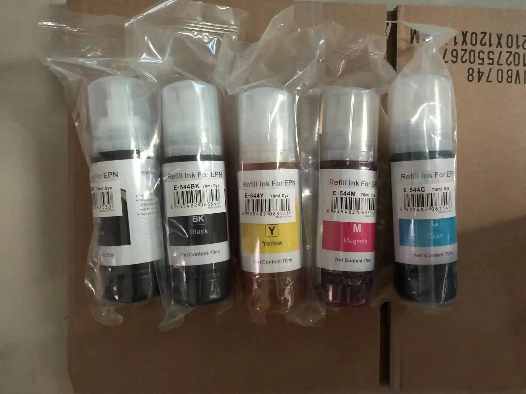 ShinColor CISS Refill Ink Compatible for Epson 544 L3150 Ink for Epson L3110 Use for Epson L3150 l3150 L3210