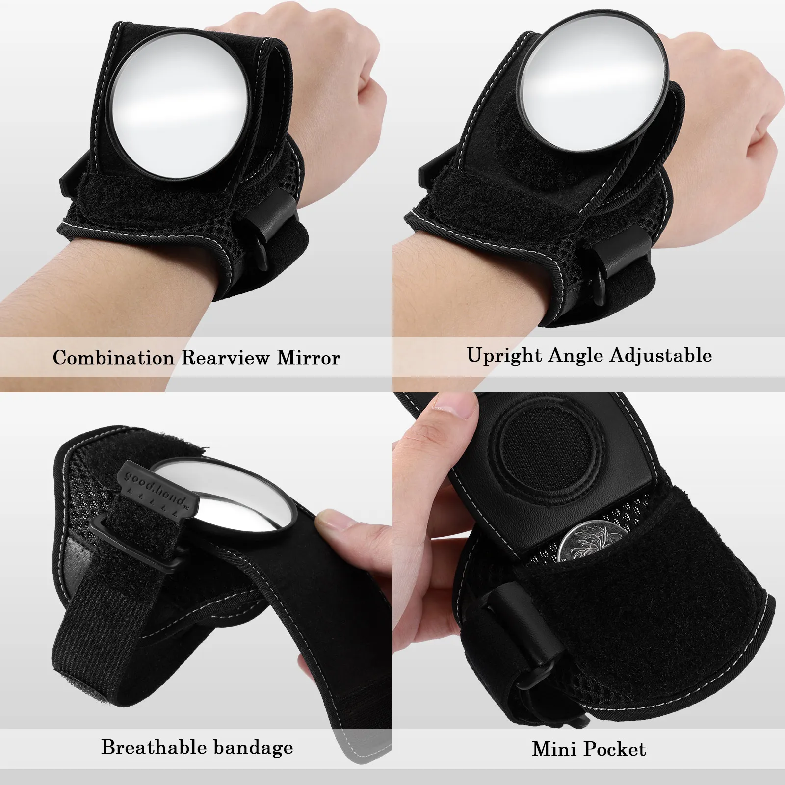 

Велосипедные зеркала, велосипедное наручное зеркало, браслет заднего вида, отражатель на руль мотоцикла, зеркало, снаряжение для верховой езды