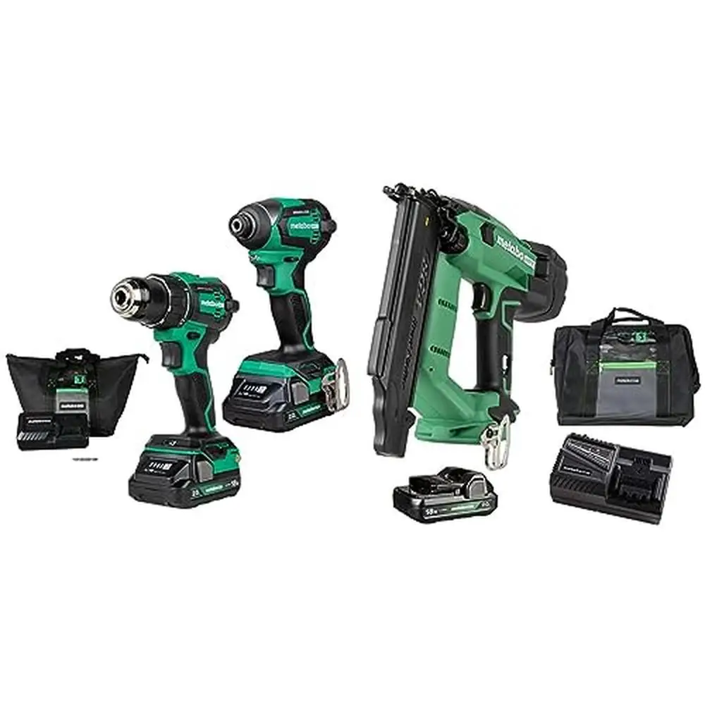 18V MultiVolt™ Cordless Brushless Driver Drill and Impact Driver Combo Kit KC18DEXQB Bundle Pack