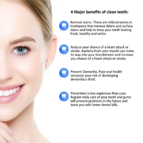 Imagen 2 del producto 8 Uds. Para reemplazos de cabezales de cepillo de dientes eléctrico de doble limpieza cabezales suaves 1000 8000 9000 417A boquillas de cerdas limpias