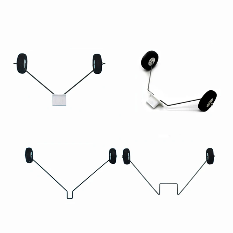 Train d'atterrissage avant léger en fil d'acier pour modèle de planeur Surfer X8, avec roue, pièce de rechange pour avion flottant à voilure fixe RC