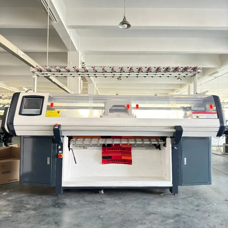 Popularna komputerowa maszyna dziewiarska płaska, przemysłowa maszyna do swetrów wełnianych, maszyna dziewiarska intarsia