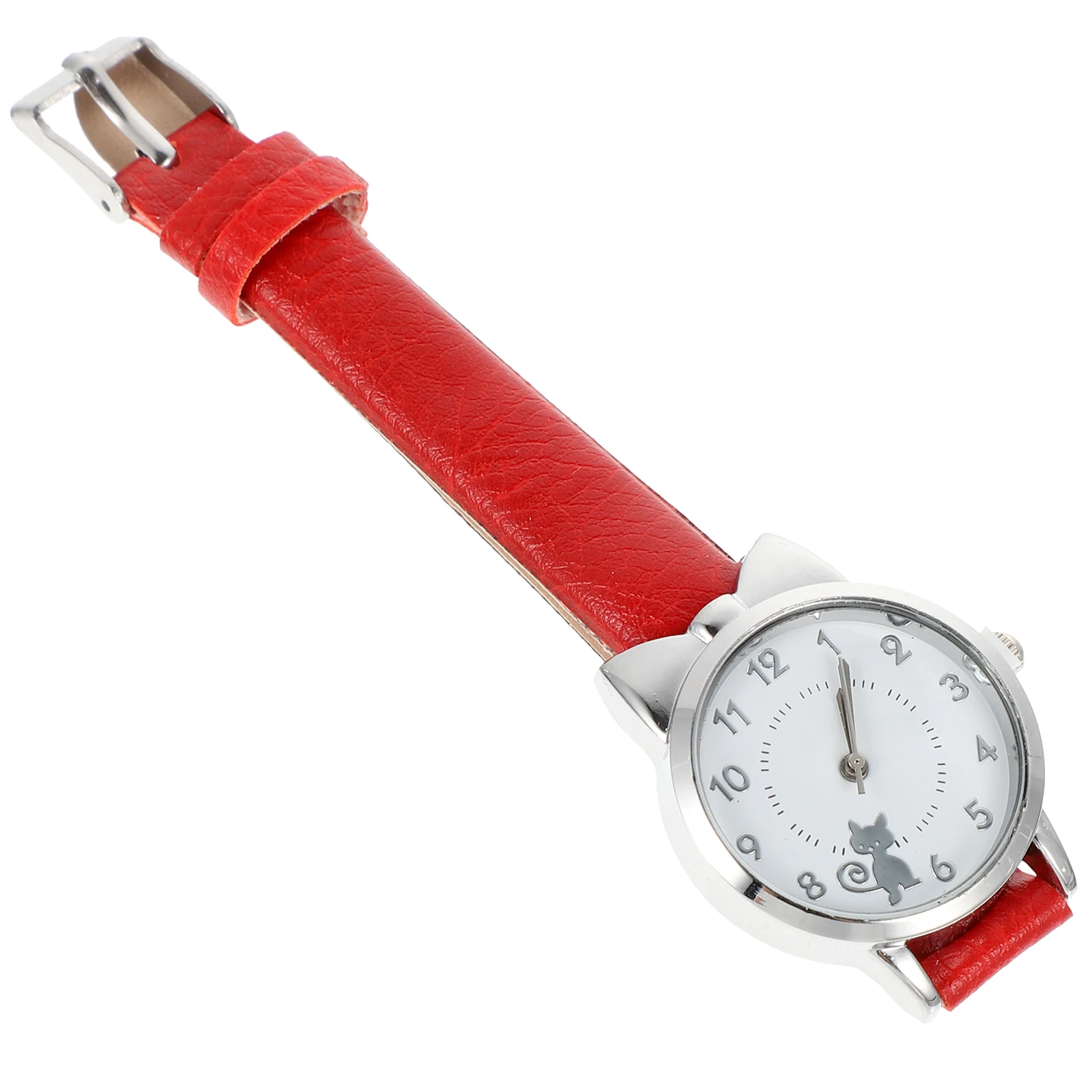 Elegant Cat Illustration Watch for Ladies Minimalist Thin Case High Quality Movement Reliable Daily Wear Female Timekeeping