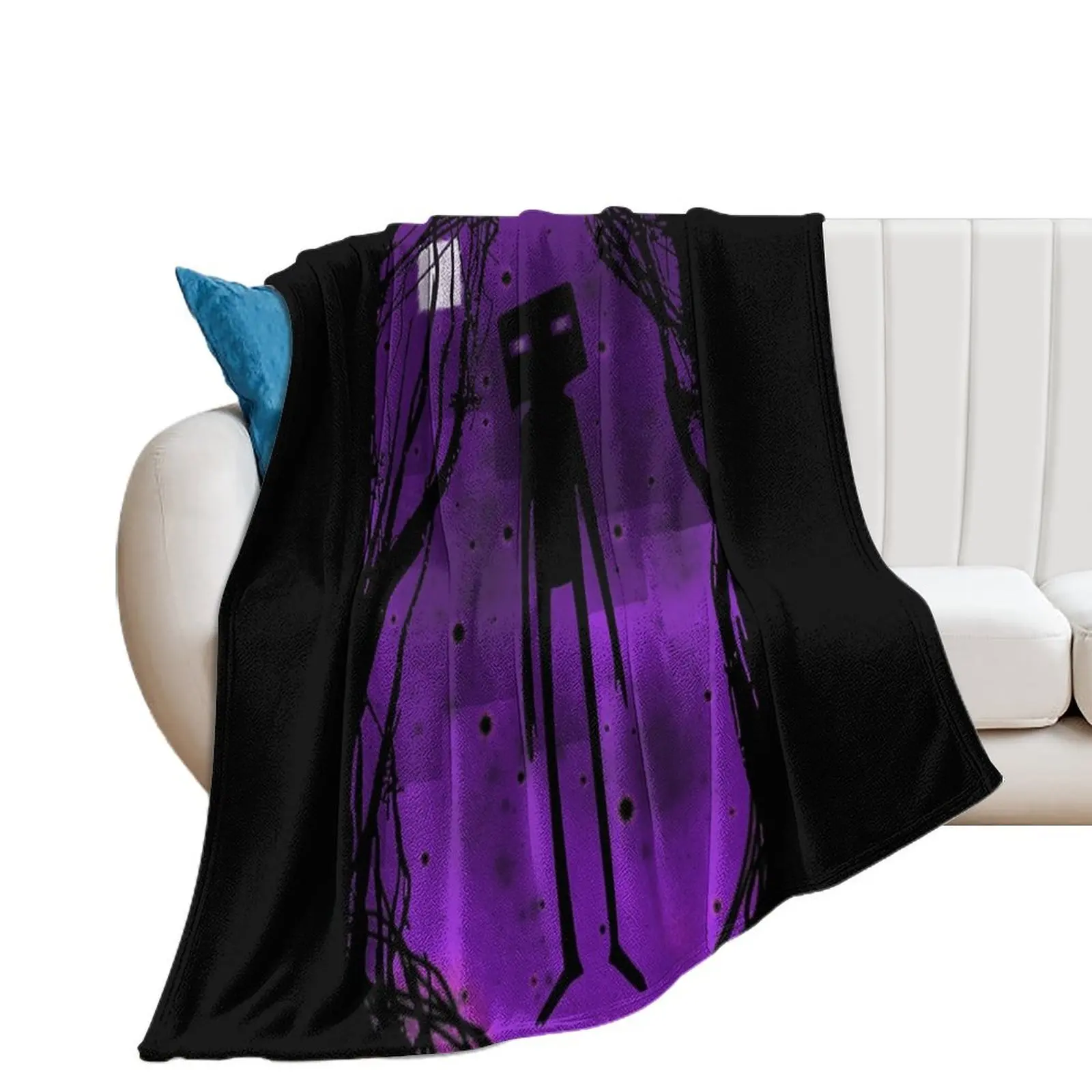 Enderman Classic T-Shirt.png Throw Blanket Weighted sofa bed Vintage Designers Blankets