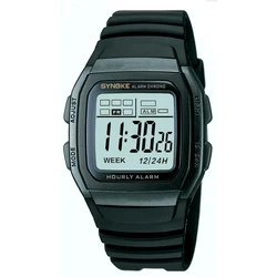 Men's Black Sport Digital Watch For Men SYNOKE 9023B