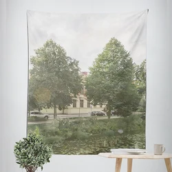 Home decorations room decor wall tapestry aesthetic bedroom aesthetic wall art large fabric wall tapestry