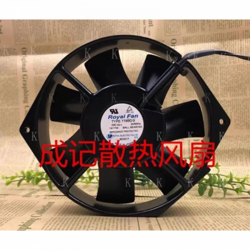 

C FOR ROYAL FAN T795C-3 15038 AC200V 15/17W High Airflow High Temperature Cooling Fan