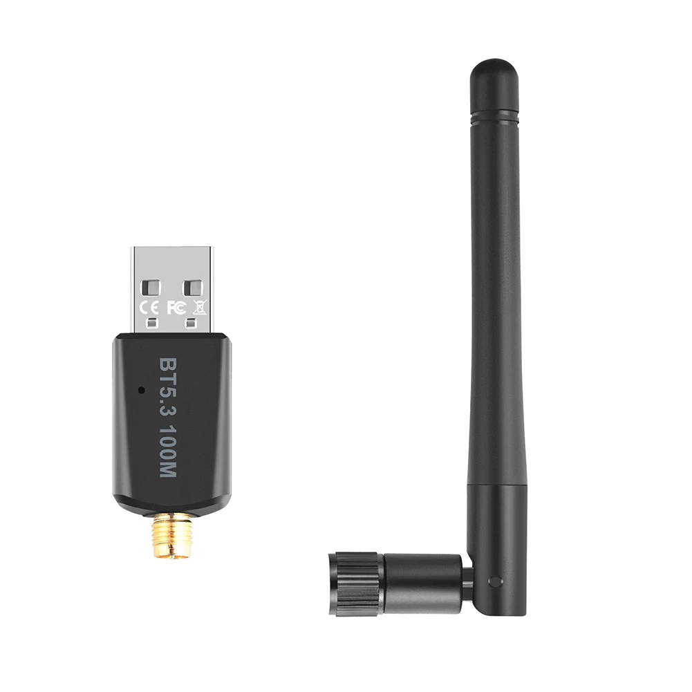 Wireless Adapter for Windows 7/win8.1/win10/11 for PC Computer 100M Long Range USB Adapter Dongle Bluetooth-compatible 5.3