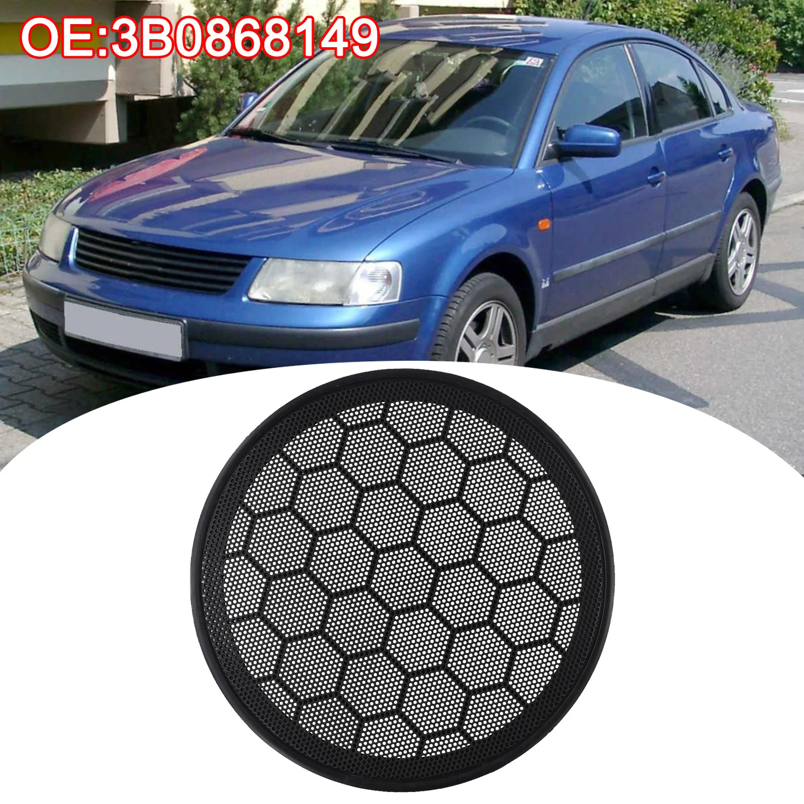 Griglia di copertura dell'altoparlante per porta auto per Passat B5 per Golf MK4 3B0868149 Altoparlante protettivowwwCoverwwwAutowwwAccessori