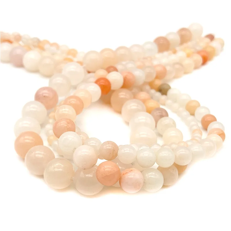 4 6 8 10mm Natuursteen Kralen Amethist Amazoniet Agaat Jades Losse Ronde Kralen voor Sieraden Maken Armband ketting DIY
