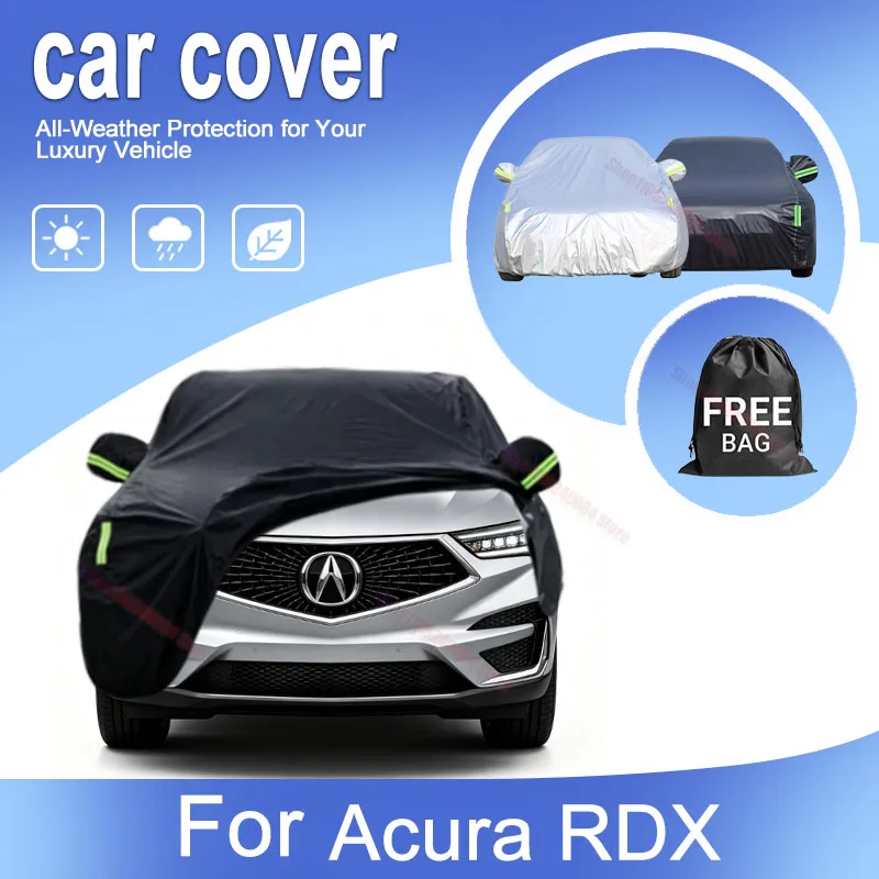 Oxford Cloth Full Car Cover For Acura RDX Outdoor Sun UV Rain Snow Dust Waterproof Vehicle Protection Accessories
