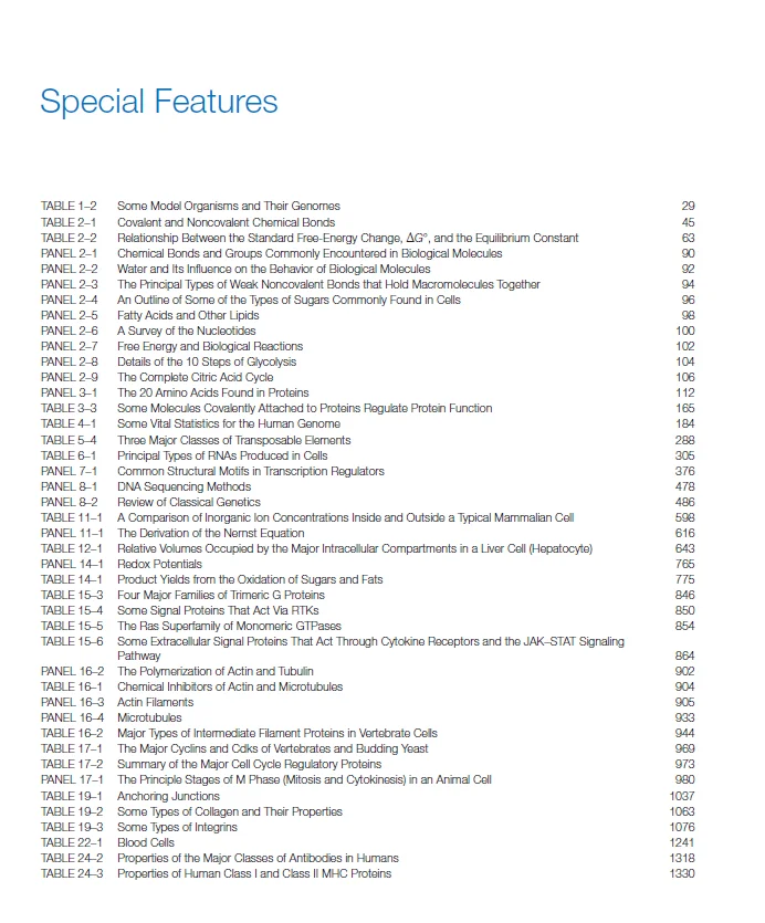 Biologia Molecular da Célula, 6 °