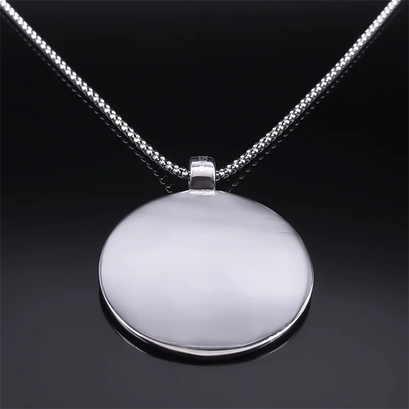 King Solomon Hexagram Amulet Necklace for Women Men Stainless Steel Silver Color Jewish Star of David Pendant Jewelry NZZ394S06
